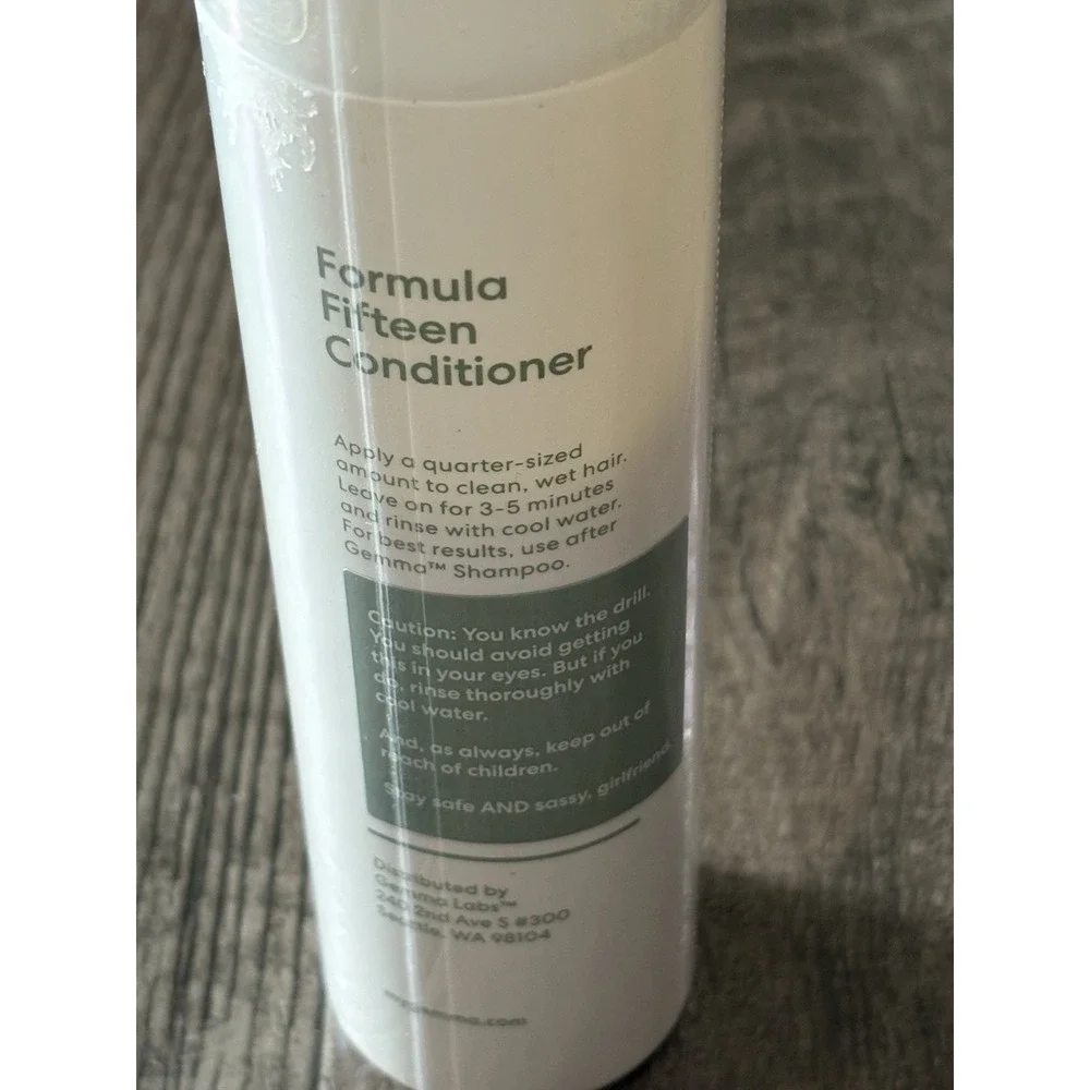 New Gemma Formula 15‎ Conditioner 7 FL OZ Discontinued Rare